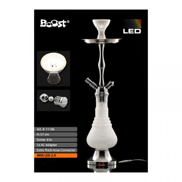 Boost Pro LED Shisha - White Dust 570